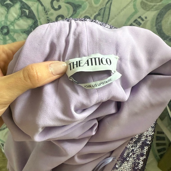 Purple Sequin Mini Dress - Picture 8 of 8